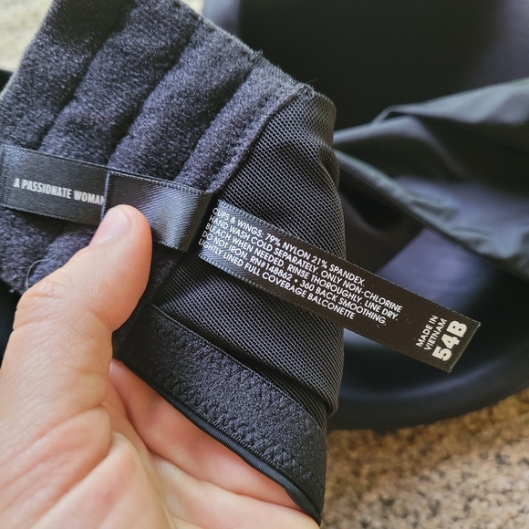 NWT Torrid Curve Womens Bra 54B Lightly Lined Full Coverage Balconette Black - Picture 7 of 7